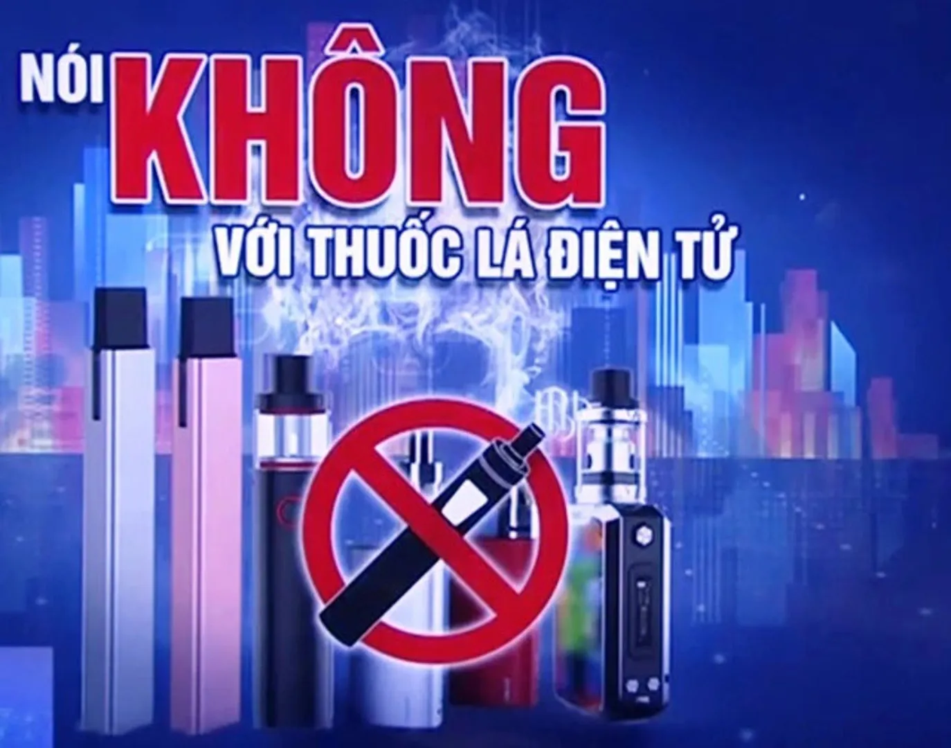 Phạt tiền khi hút thuốc lá điện tử