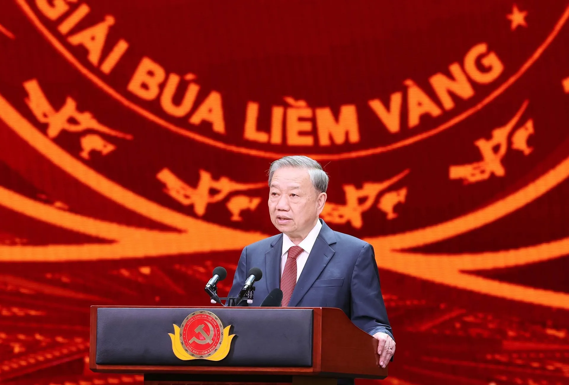 Toàn văn phát biểu của Tổng Bí thư Tô Lâm tại lễ trao giải Búa liềm vàng lần thứ IX - năm 2024
