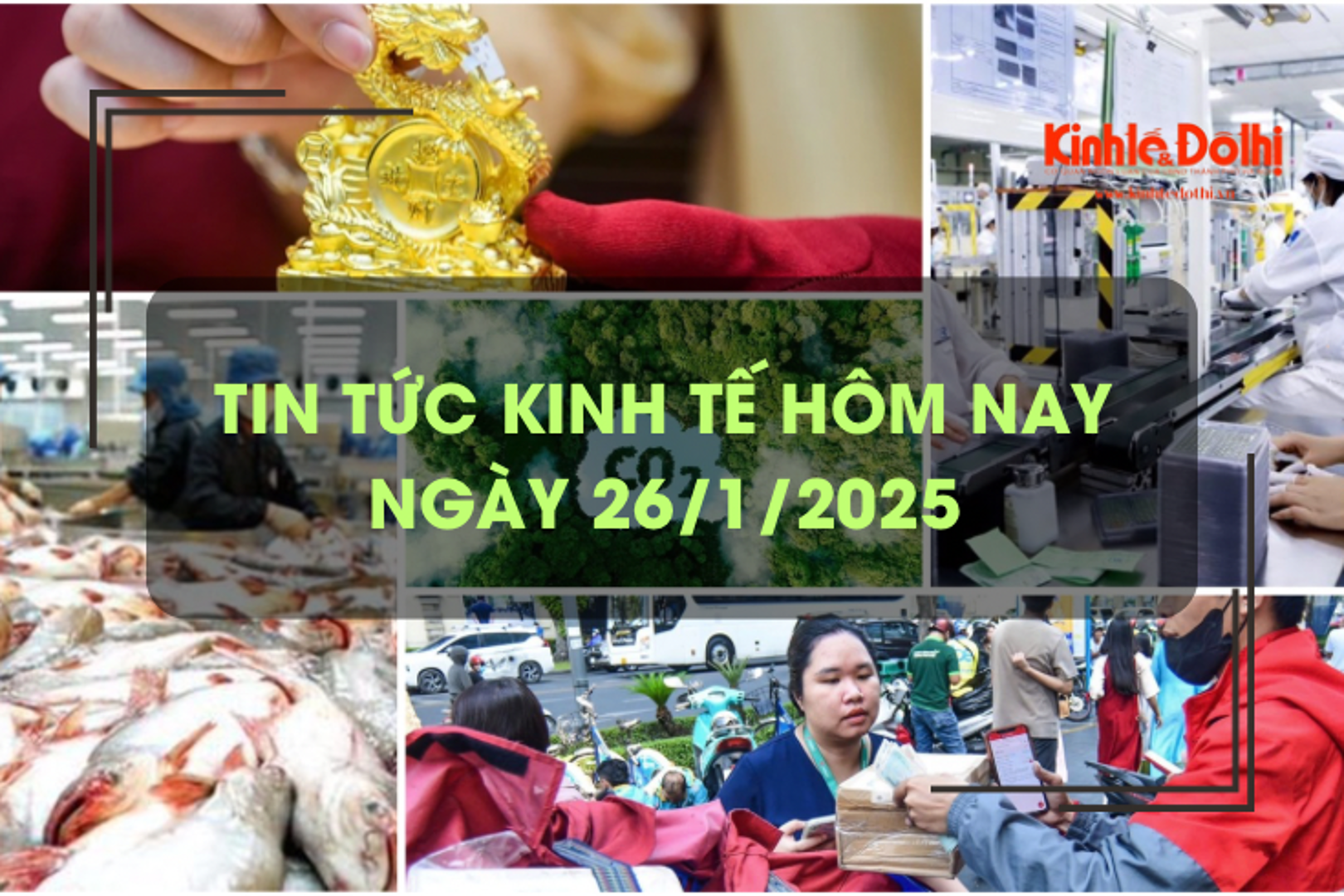 Tin tức kinh tế 26/1: giá vàng gần Tết tiếp tục lập đỉnh mới