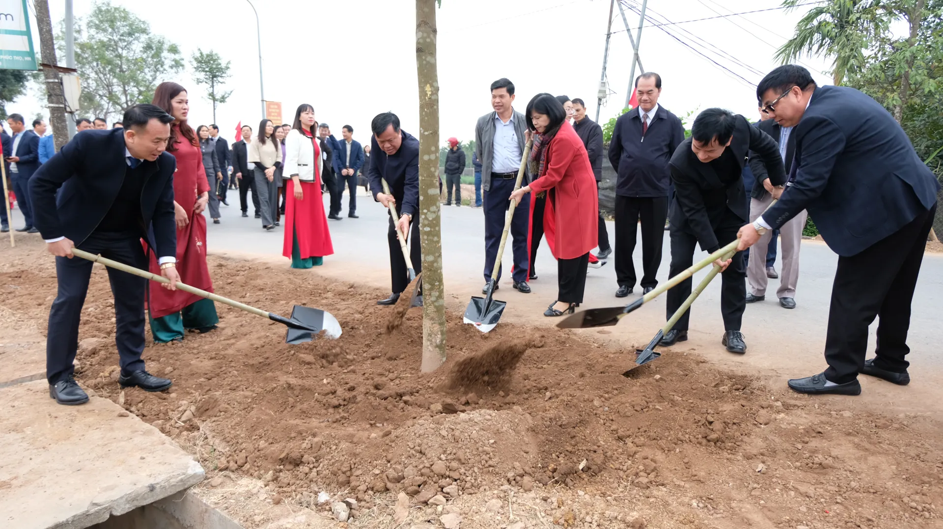 Huyện Phúc Thọ phát động Tết trồng cây, phấn đấu trồng 12.000 cây xanh năm 2025