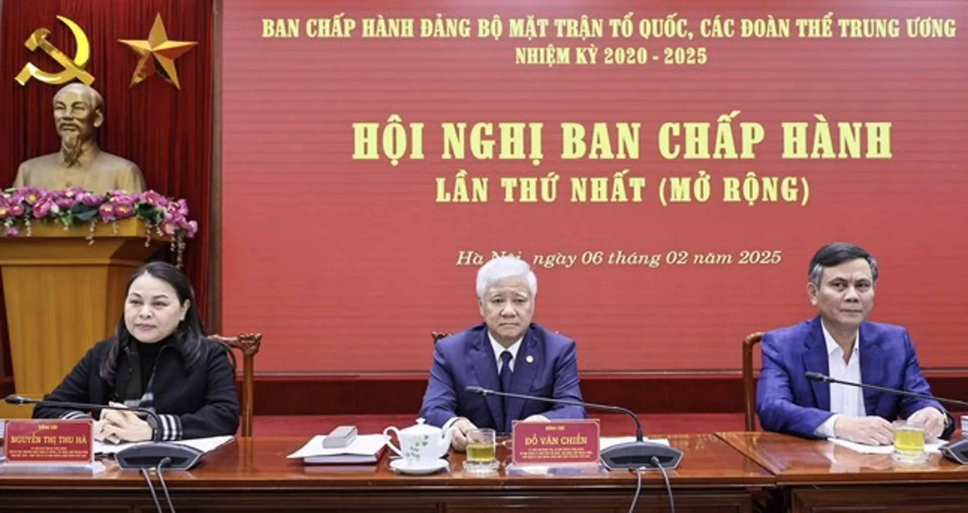 Chỉ định nhân sự Ban Chấp hành Đảng ủy Mặt trận Tổ quốc, các đoàn thể T.Ư