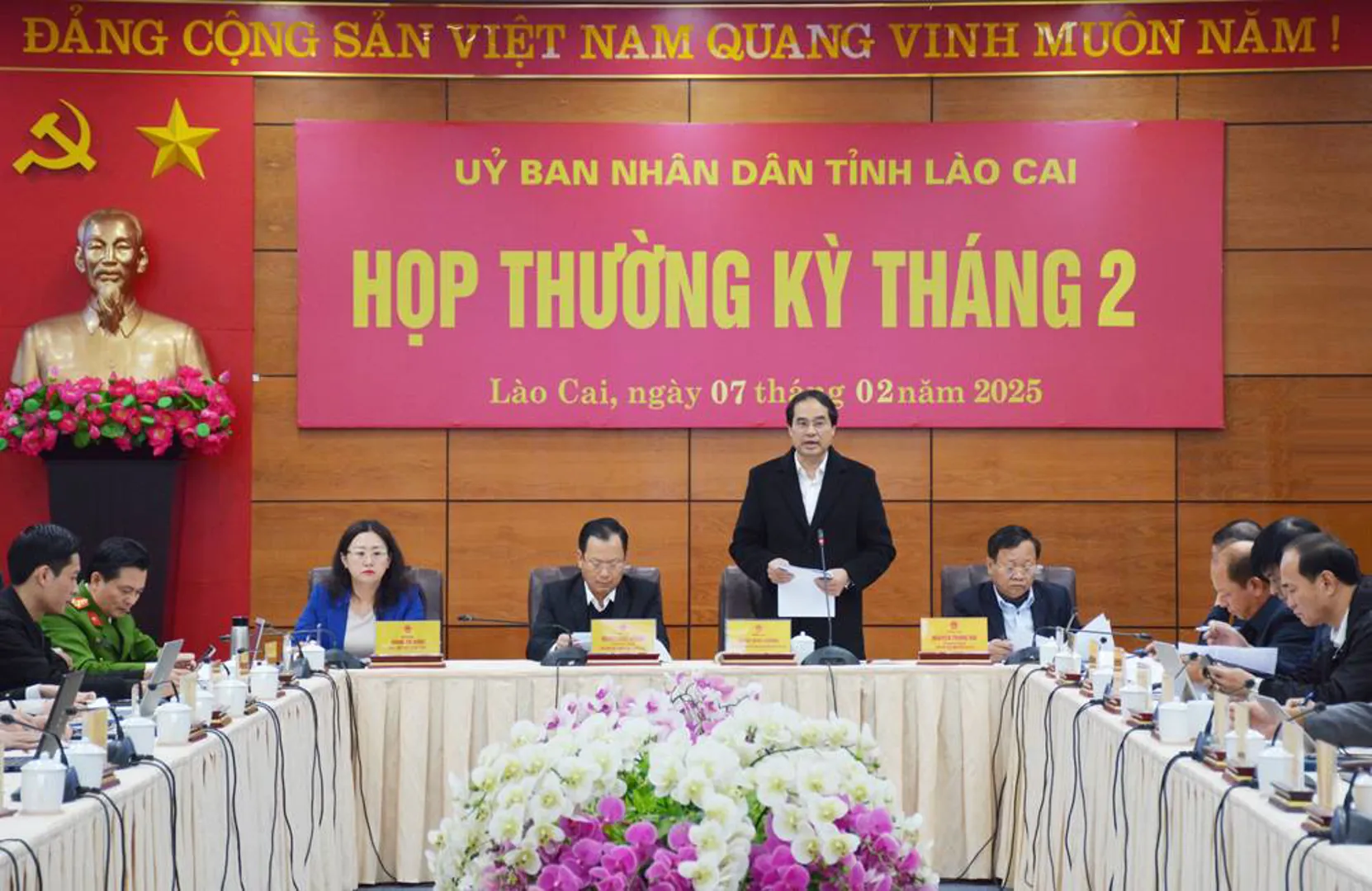 Lào Cai: nhiều nội dung được thảo luận tại phiên họp thường kỳ tháng 2/2025