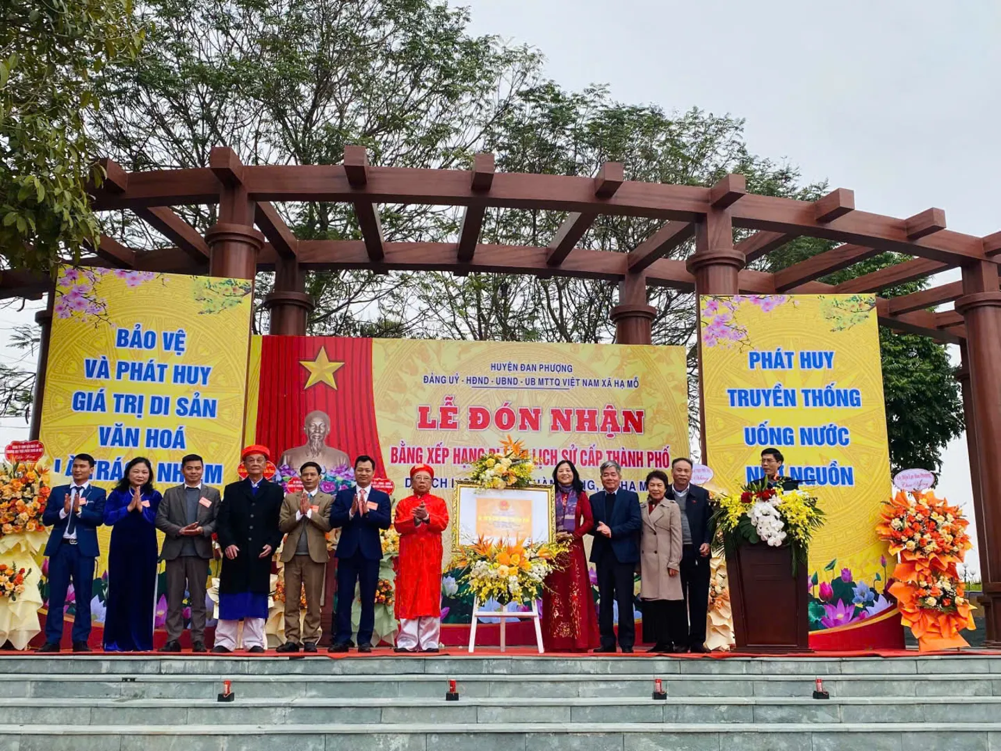 Huyện Đan Phượng: 4 di tích đón Bằng xếp hạng di tích cấp thành phố