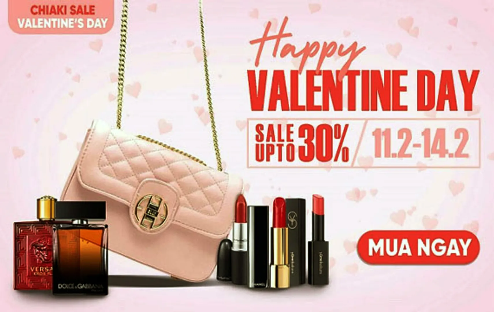 Dịp lễ Valentine, nhiều sàn thương mại điện tử, siêu thị giảm giá tới 50%  