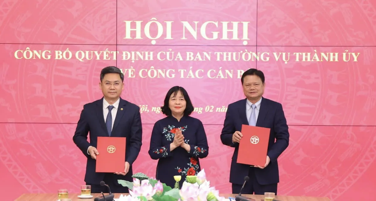 Đồng chí Hà Minh Hải được phân công giữ chức Trưởng ban Tổ chức Thành uỷ Hà Nội