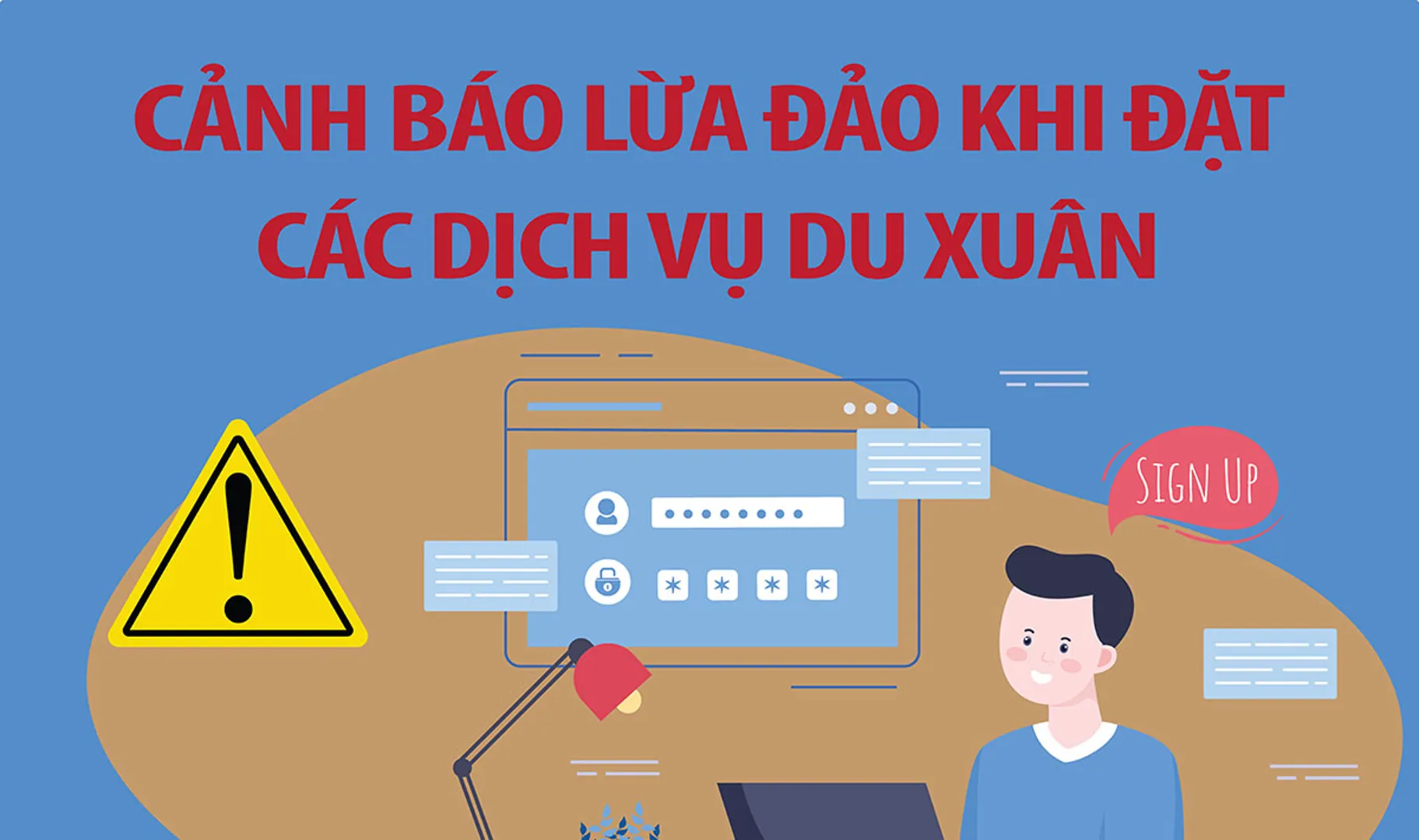 Cảnh báo mắc bẫy lừa đảo khi đặt các dịch vụ du xuân