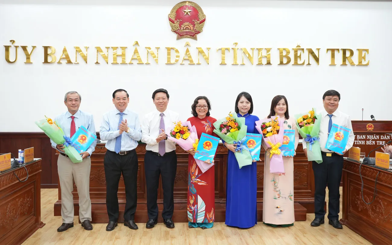Bến Tre công bố bổ nhiệm các lãnh đạo chủ chốt sau sắp xếp