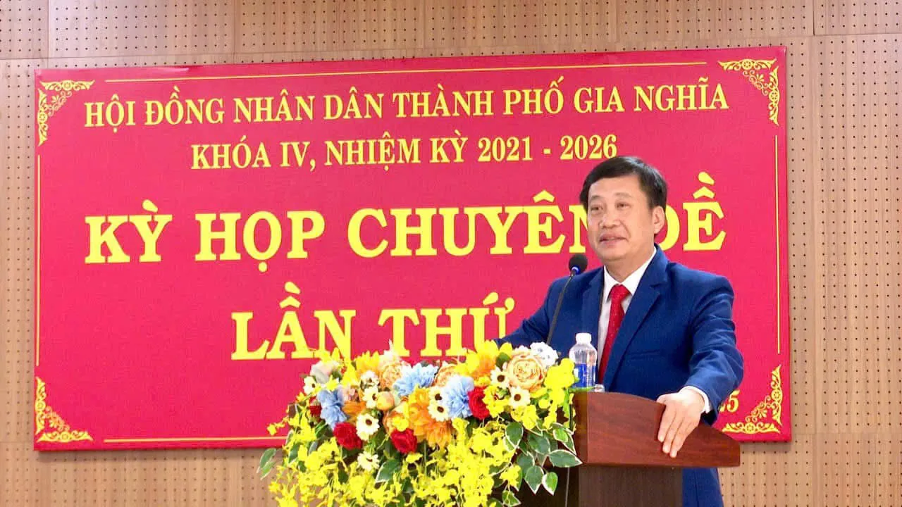 Ông Ngô Đức Trọng làm Chủ tịch UBND TP Gia Nghĩa, tỉnh Đắk Nông