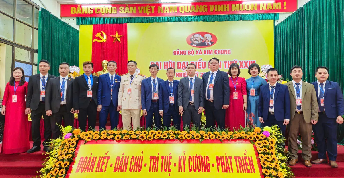 Huyện Hoài Đức: tổ chức thành công Đại hội điểm cấp cơ sở tại Đảng bộ xã Kim Chung