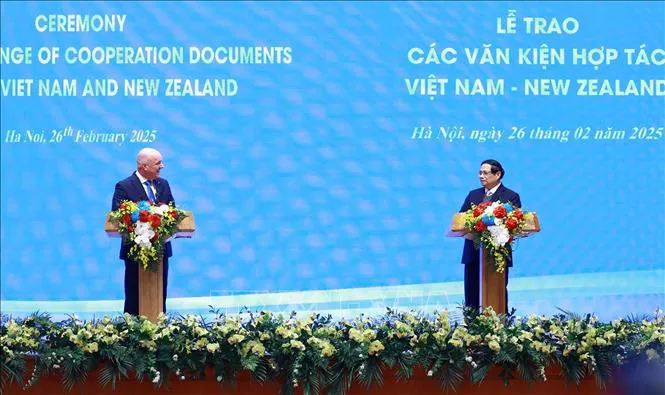 Việt Nam và New Zealand nâng cấp quan hệ lên Đối tác Chiến lược Toàn diện