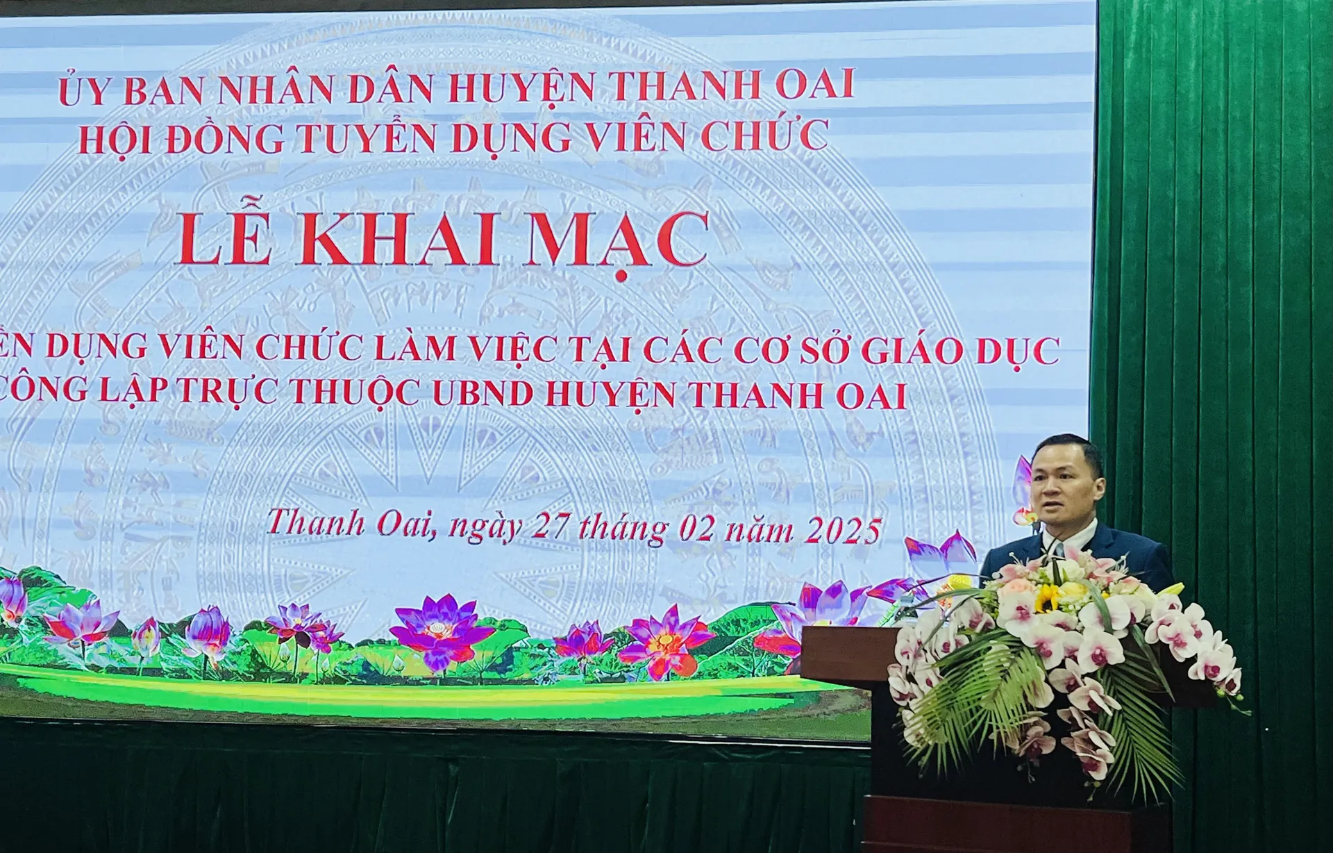 Huyện Thanh Oai khai mạc kỳ tuyển dụng viên chức giáo dục công lập năm 2024