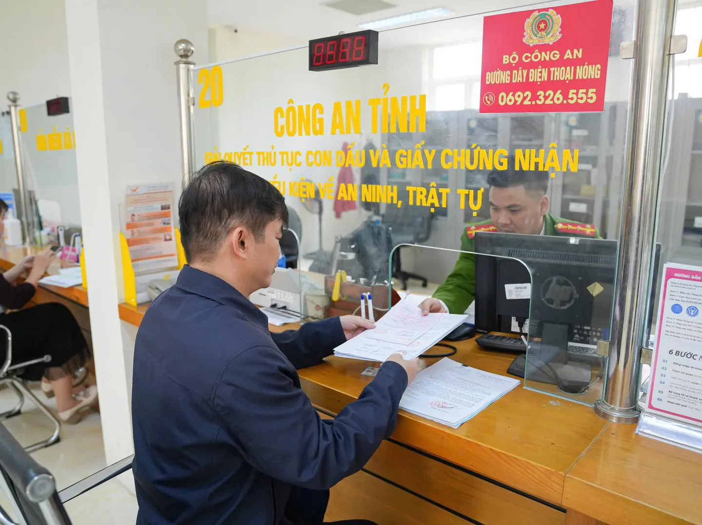 Công an tỉnh Hòa Bình vận hành theo mô hình tổ chức mới