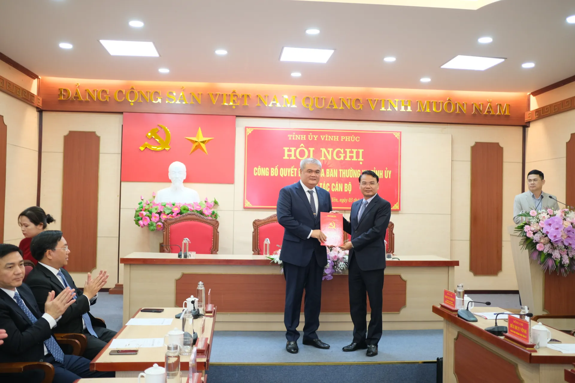 Vĩnh Phúc: ông Nguyễn Việt Phương giữ chức Bí thư Thành ủy Phúc Yên
