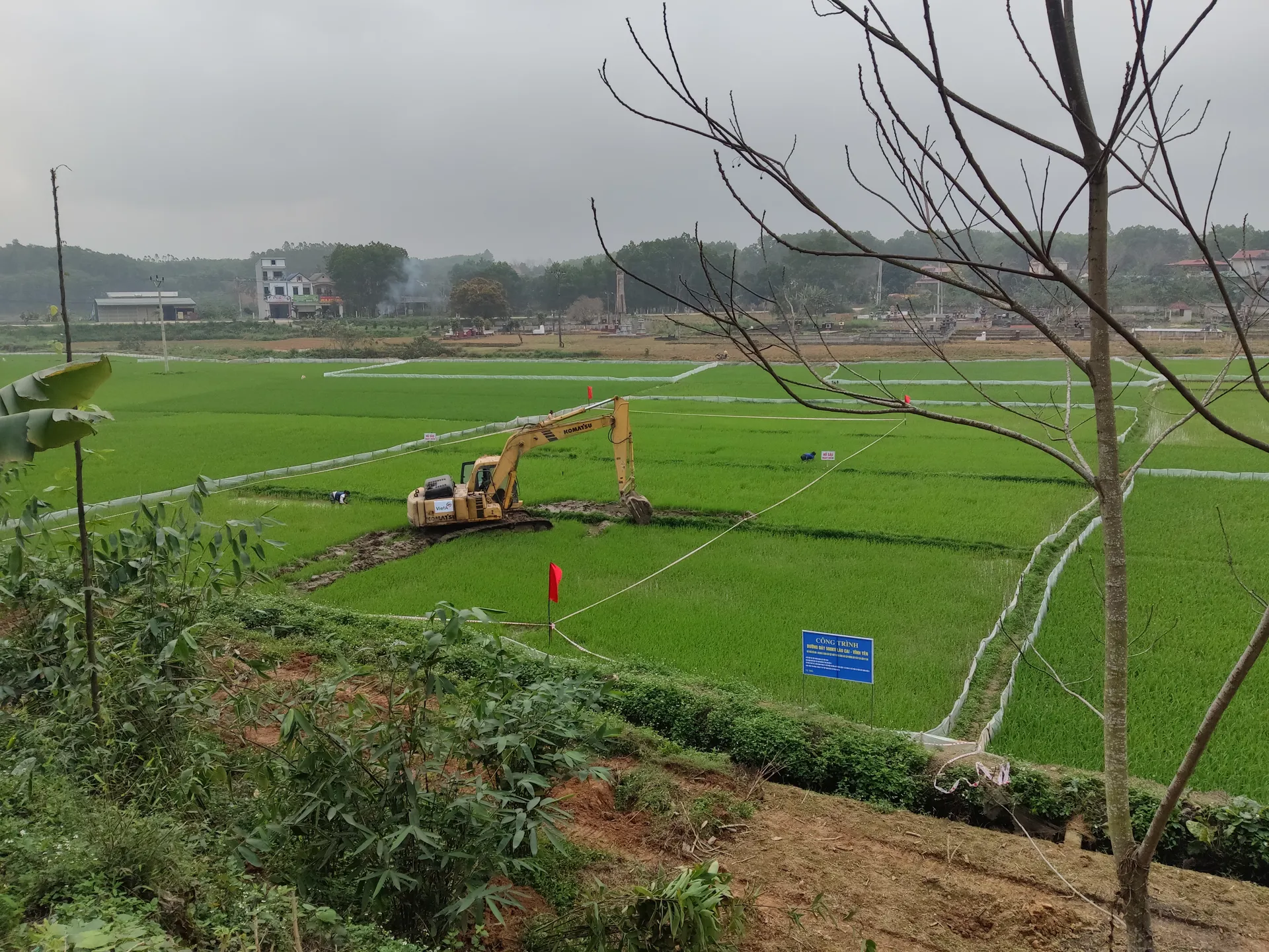 Triển khai thi công công trình đoạn tuyến qua địa phận tỉnh Phú Thọ