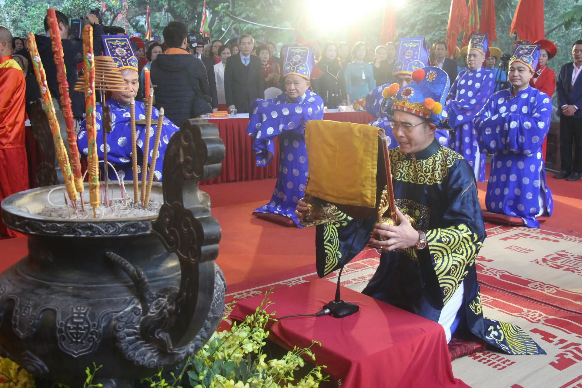 Quận Ba Đình tổ chức lễ tưởng niệm ngày hóa Đức thánh Linh Lang Đại vương