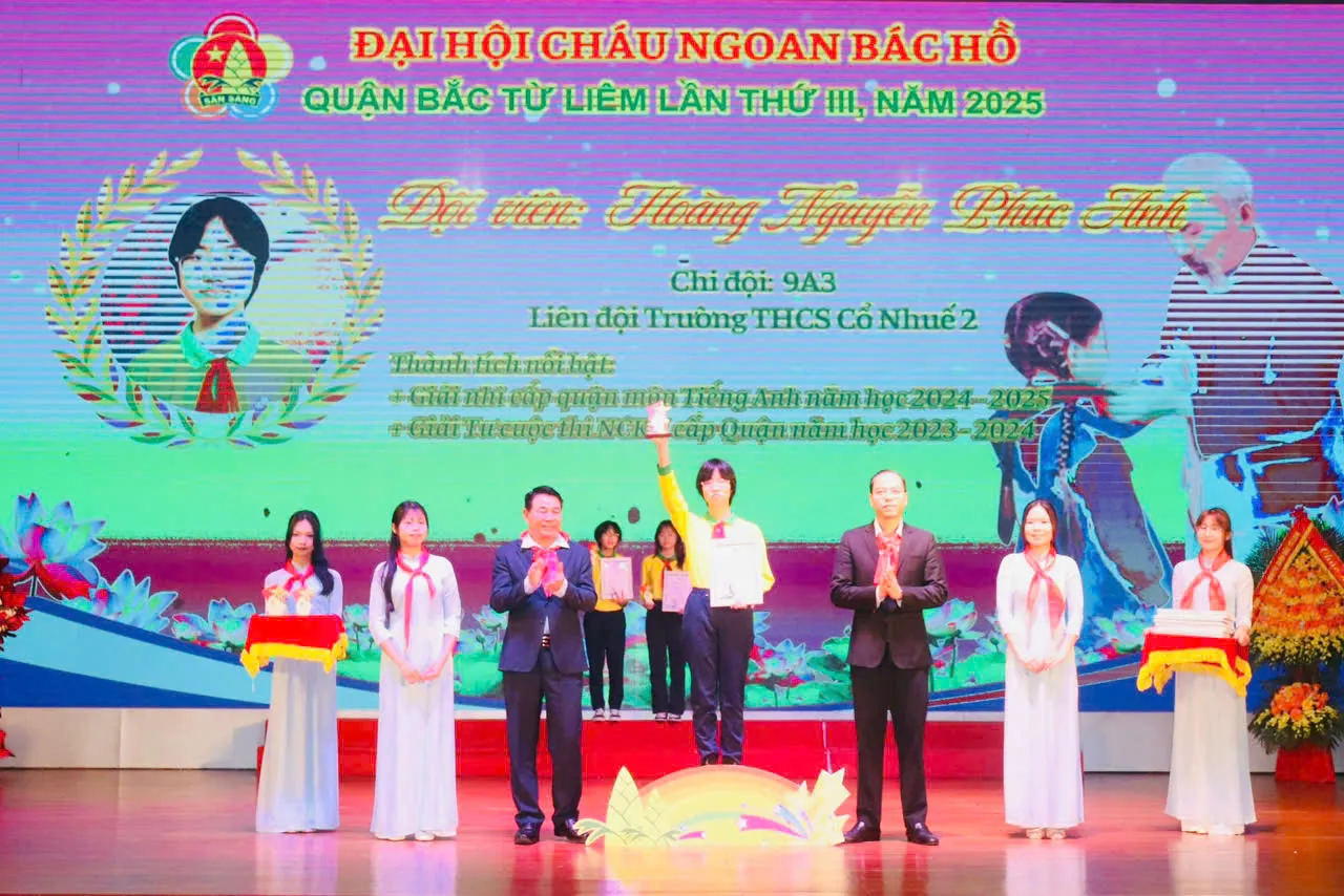 Đại hội “Cháu ngoan Bác Hồ” Bắc Từ Liêm tôn vinh 124 đại biểu tiêu biểu
