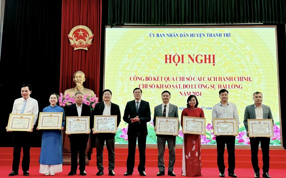 Huyện Thanh Trì: nâng cao chỉ số cải cách hành chính, hài lòng của người dân