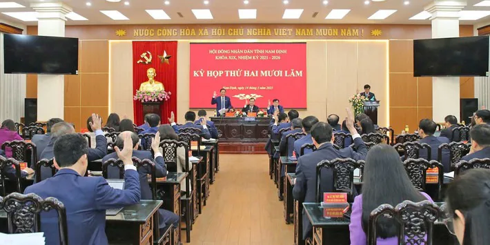 HĐND tỉnh Nam Định thông qua 5 nghị quyết quan trọng