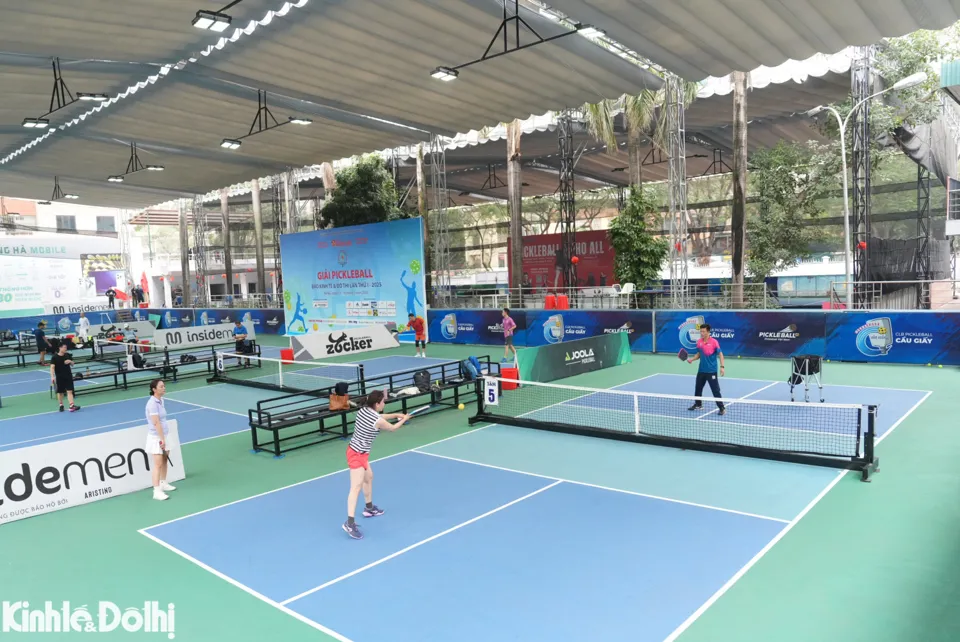 Toàn cảnh Lễ khai mạc Giải Pickleball Báo Kinh tế & Đô thị lần thứ I-2025