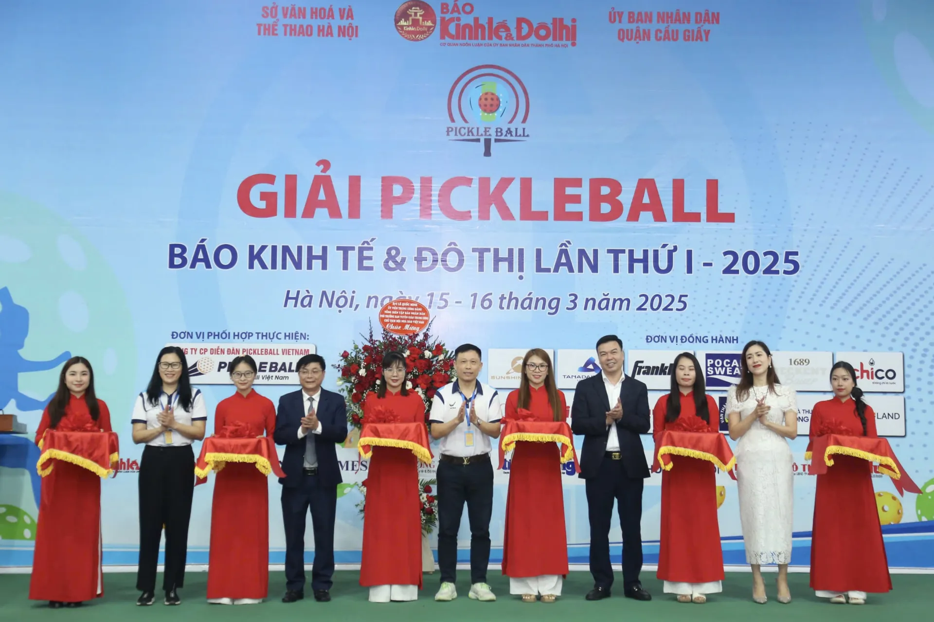 Khai mạc Giải “Pickleball Báo Kinh tế & Đô thị lần thứ I - 2025”