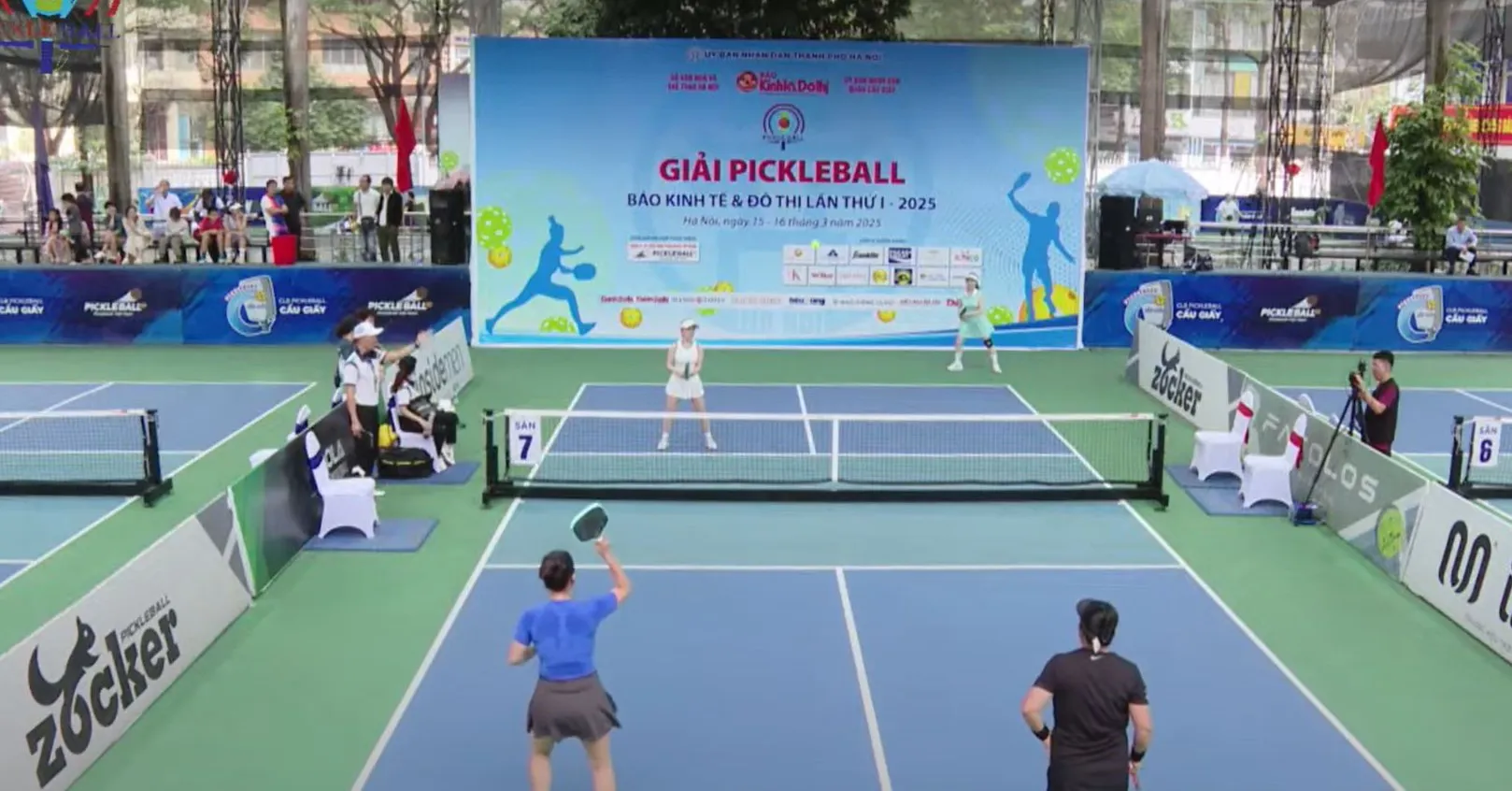 [Video] Tranh tài hấp dẫn tại Giải Pickleball Báo Kinh tế& Đô thị lần thứ I-2025