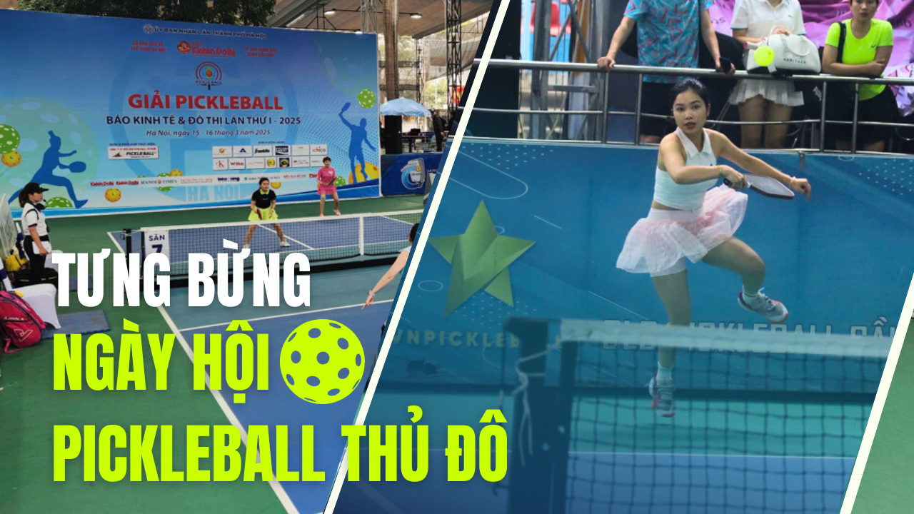 Tưng bừng khai mạc ngày hội Pickleball Thủ đô