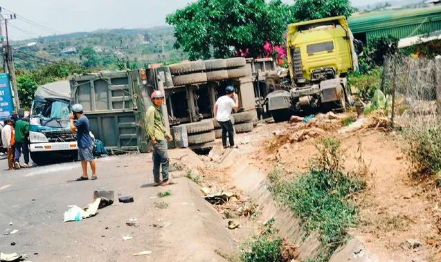 Đắk Nông: tai nạn liên hoàn giữa 4 ô tô khiến một người tử vong