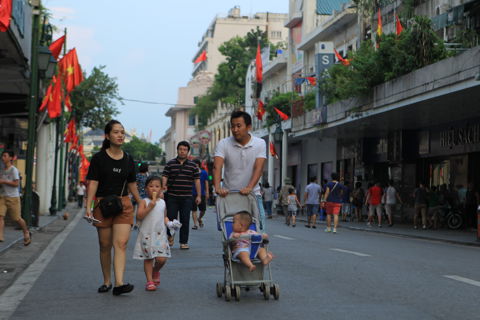 Lắng lòng cùng không gian phố