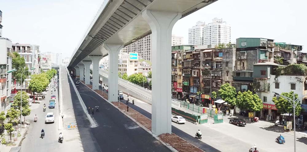 Hanoi’s elevated ring road No.2 is nearing completion 