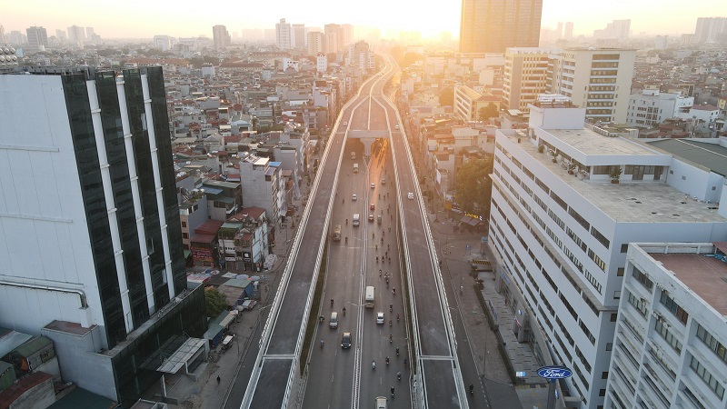 Hanoi’s elevated ring road No.2 opens to traffic