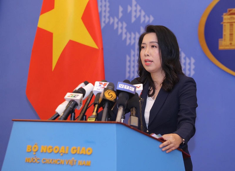 Foreign ministry spokesperson opposes China's intrusion of Vietnam's waters