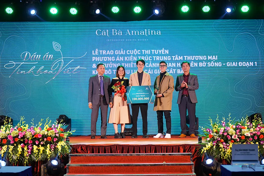 Trao giải phương án thiết kế kiến trúc dự án Cát Bà Amatina