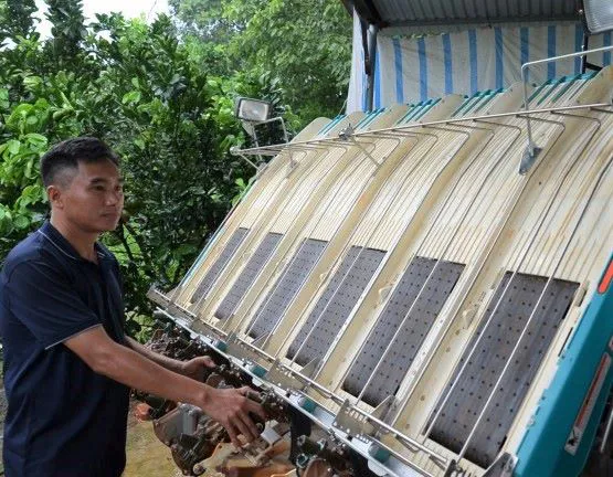 Trăn trở mở rộng diện tích mạ khay, cấy máy