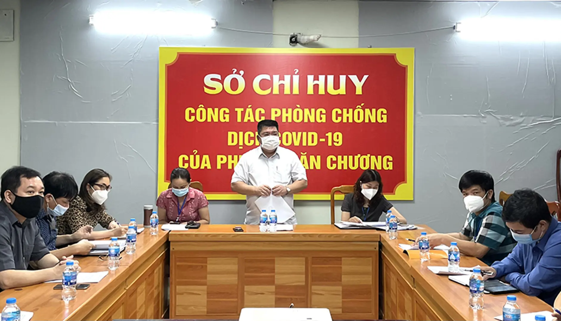 Một ngày tại Sở Chỉ huy tiền phương quận Đống Đa