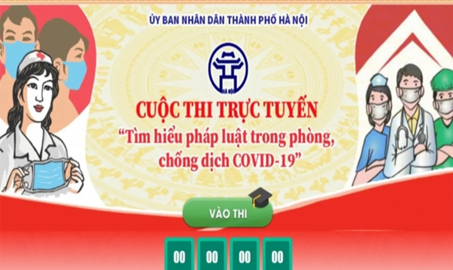 Hà Nội: Triển khai chấm thi cuộc thi tìm hiểu pháp luật trong phòng, chống dịch