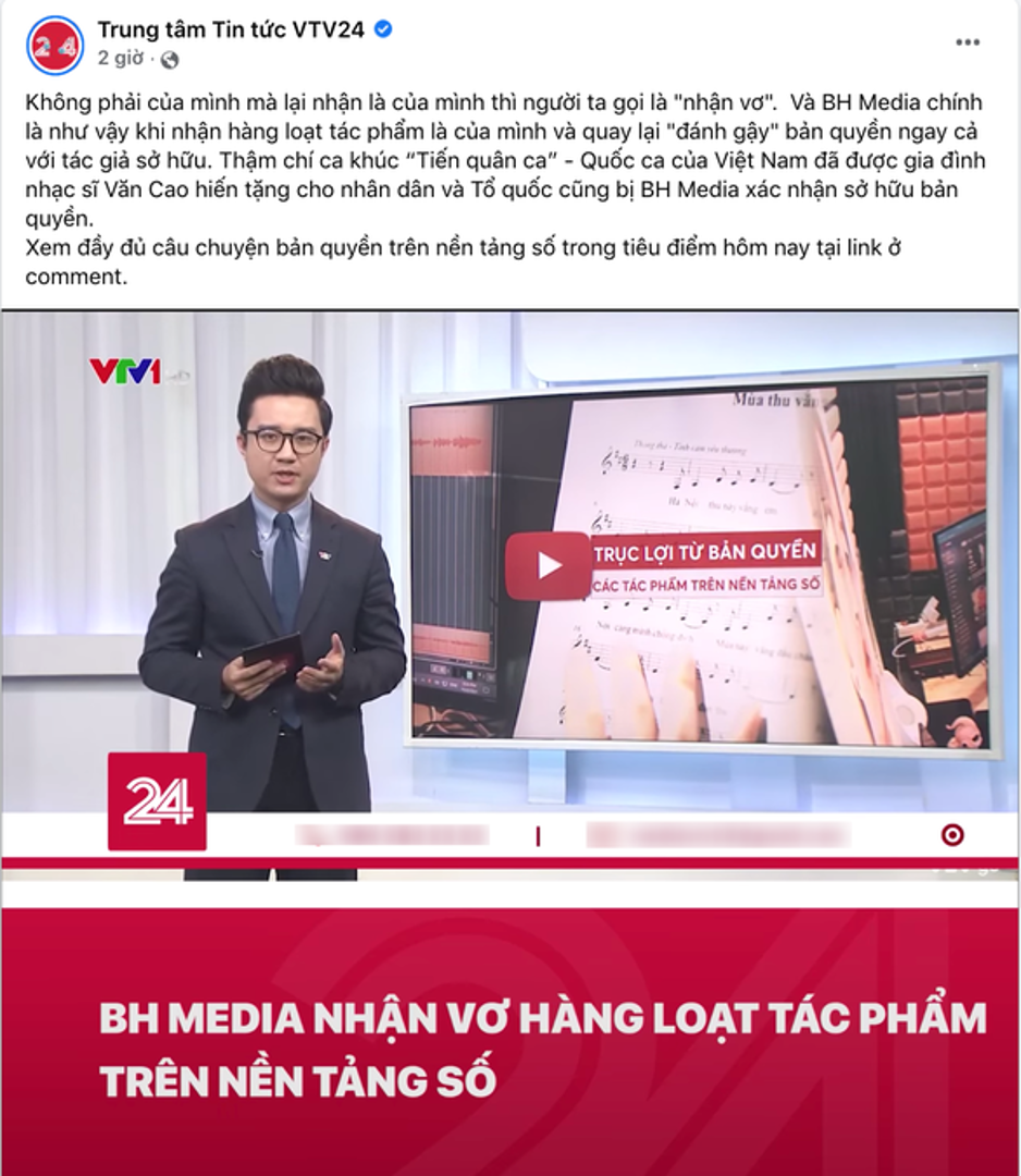 BH Media lên tiếng về bản quyền “Tiến quân ca”