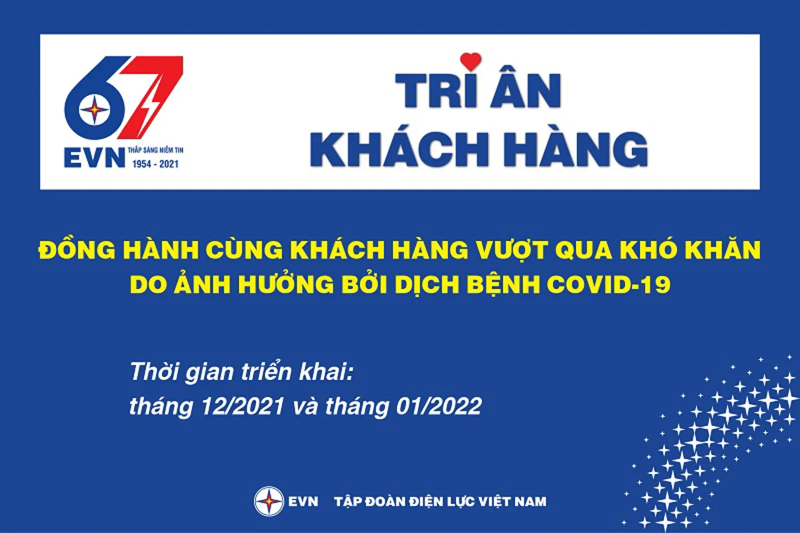 EVN triển khai “Tháng tri ân khách hàng” năm 2021