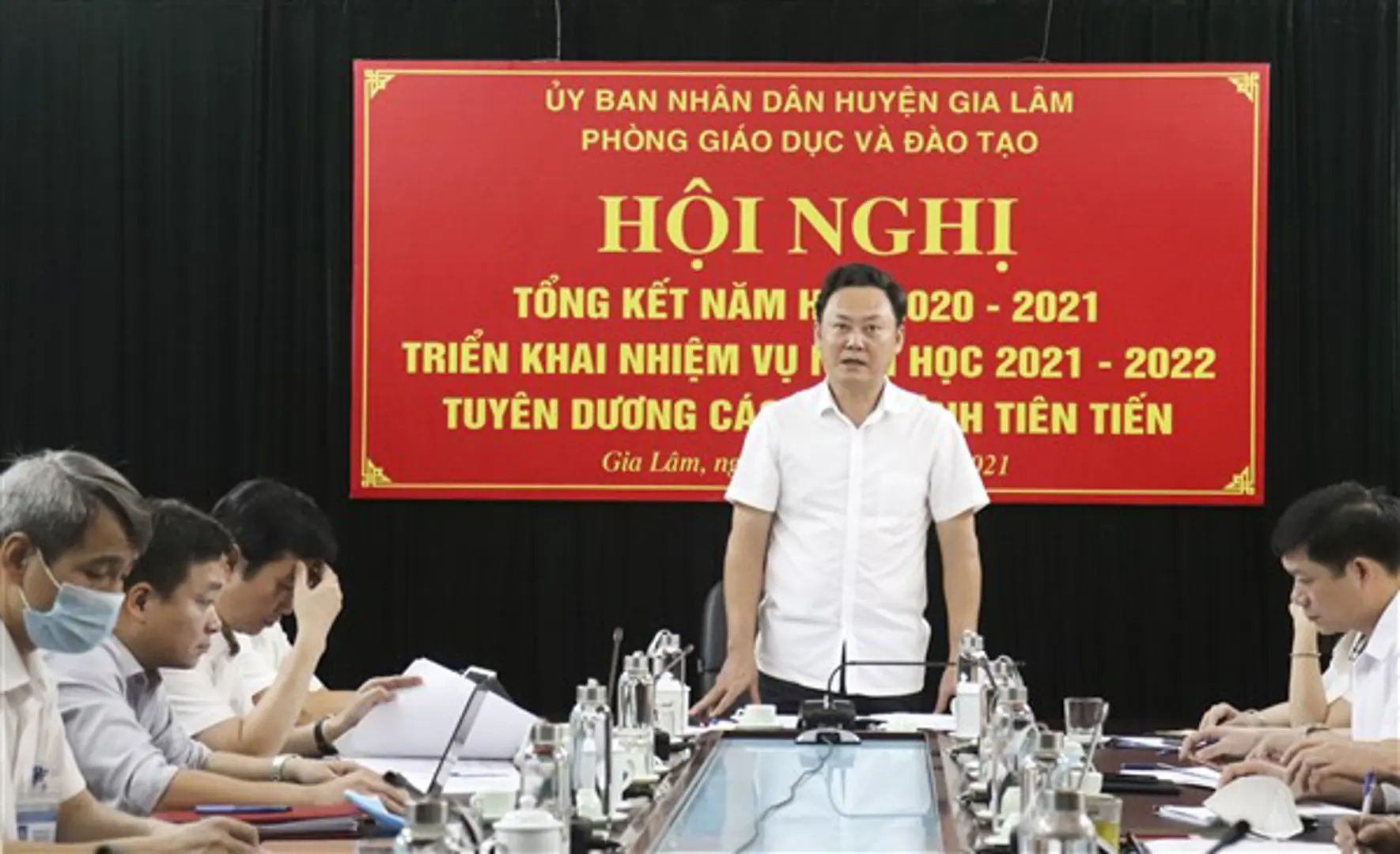 Huyện Gia Lâm tổng kết năm học 2020 - 2021