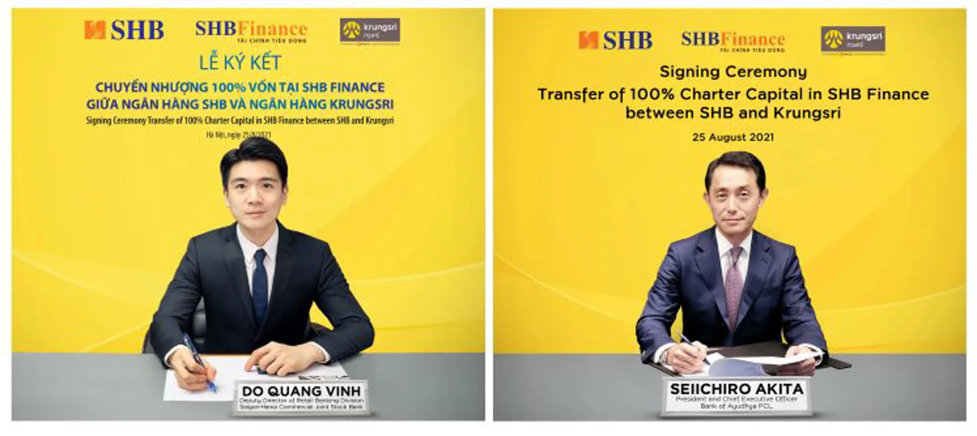 SHB chuyển nhượng 100% vốn tại SHB Finance cho ngân hàng của Thái Lan