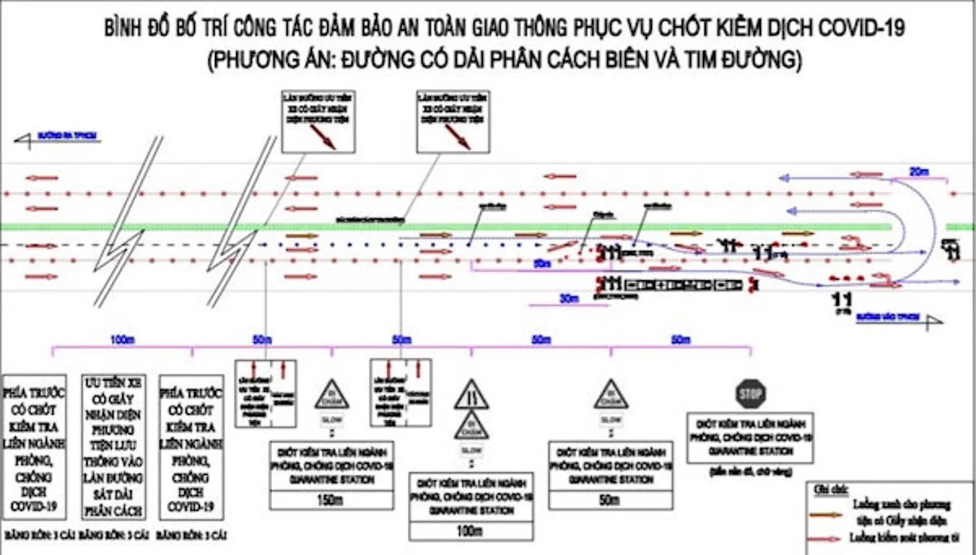 TP Hồ Chí Minh bố trí luồng xanh cho xe có Giấy nhận diện phương tiện tại 12 chốt kiểm soát