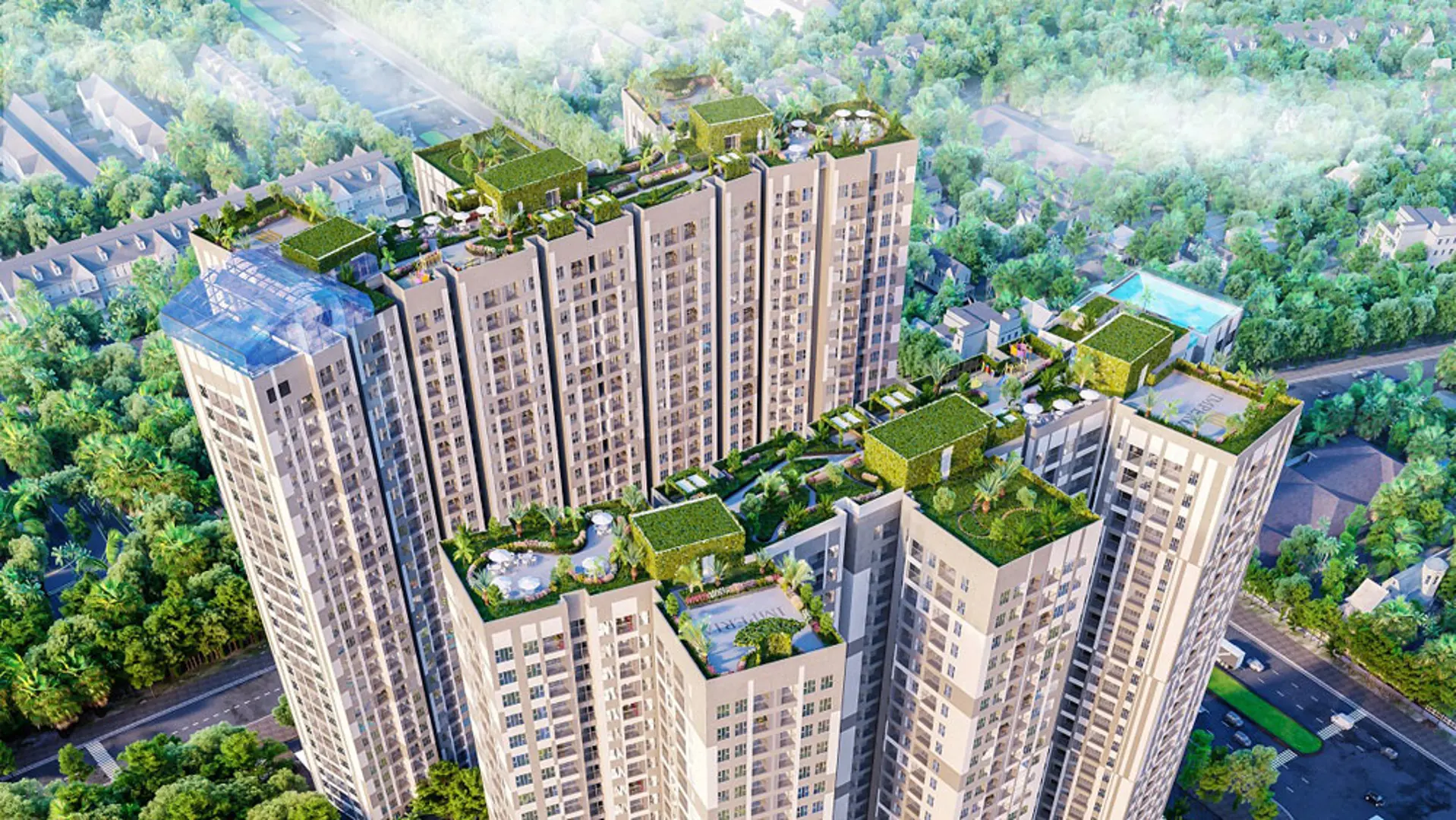 Khám phá tầng mái của dự án Imperia Sky Garden?