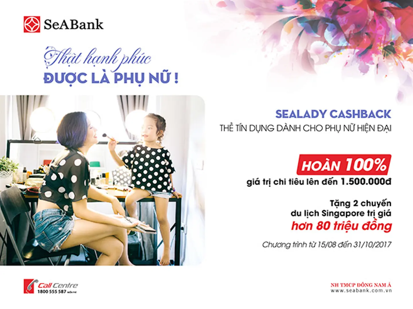 SeABank ra mắt thẻ tín dụng dành riêng cho phụ nữ