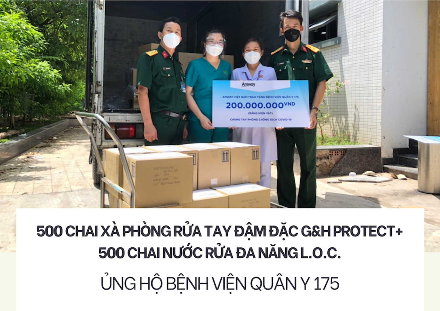 Amway Việt Nam chung tay cùng tuyến đầu chống dịch tại TP Hồ Chí Minh