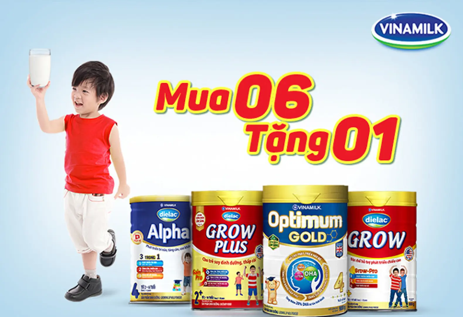 Quà tặng đặc biệt khi mua sản phẩm sữa bột Optimum Gold 4