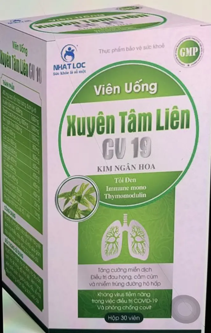 Cảnh báo 2 sản phẩm Xuyên Tâm Liên giả mạo “nổ" công dụng kháng Covid-19