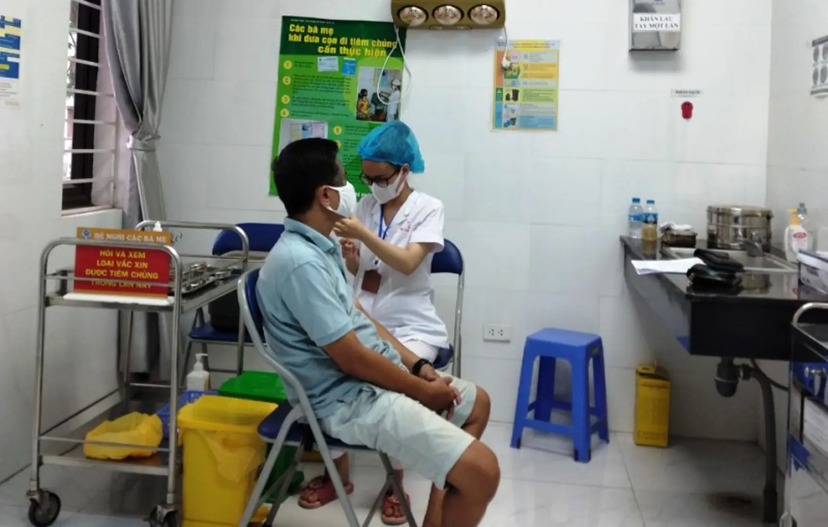 Quận Tây Hồ: Hơn 5.600 người được tiêm vaccine phòng, chống dịch Covid-19