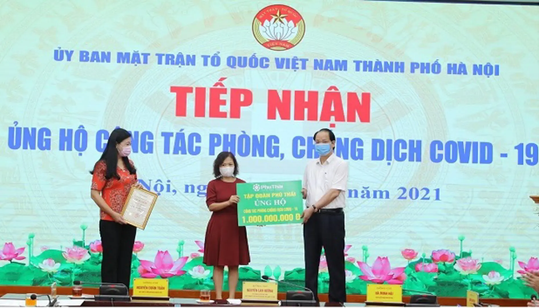 Tập đoàn Phú Thái ủng hộ hơn 2 tỷ đồng phòng, chống dịch Covid-19