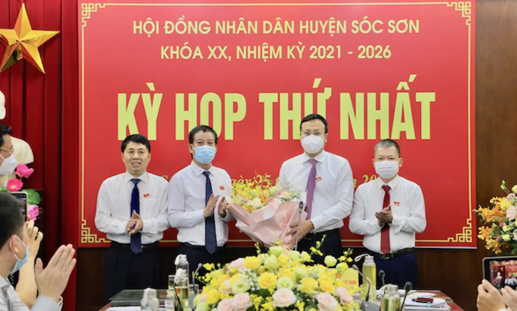 Ông Phạm Quang Thanh được bầu làm Chủ tịch HĐND huyện Sóc Sơn khóa XX