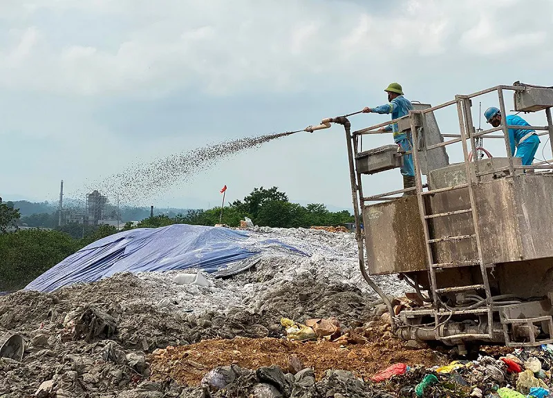 Bảo đảm vận hành an toàn bãi rác lớn nhất Thủ đô