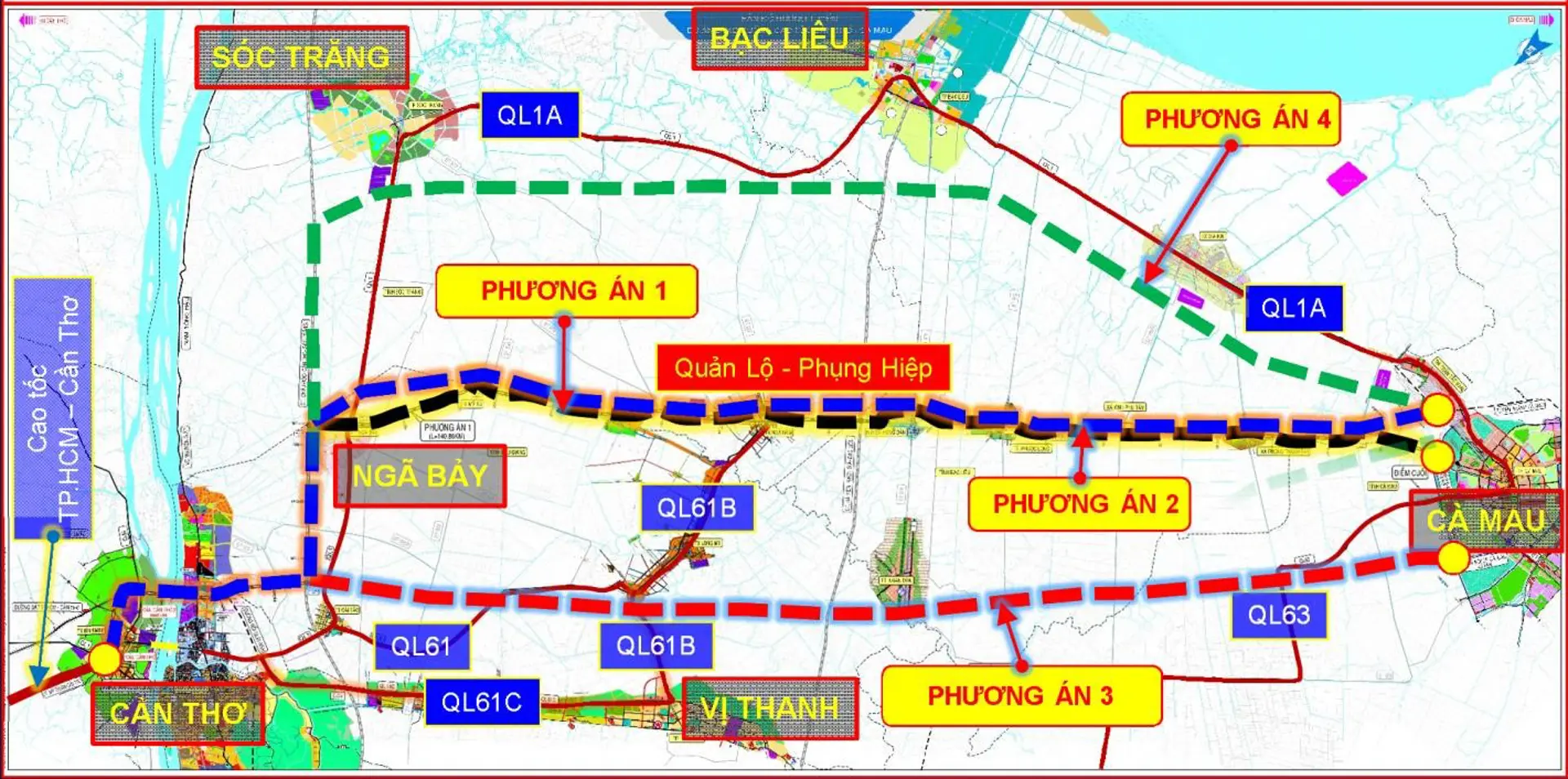 Đề xuất xây cao tốc Cần Thơ – Cà Mau gần 49.400 tỷ đồng